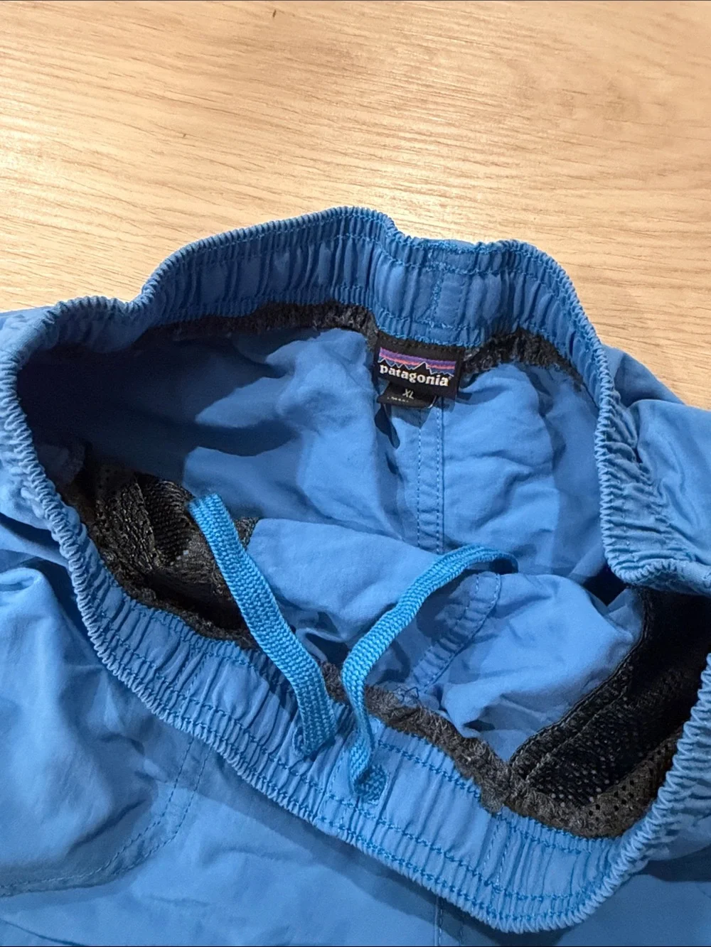 Patagonia XL Vibrant Blue Hybrid Swimshorts